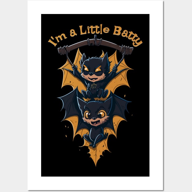 I am a little batty Wall Art by FashionHaven